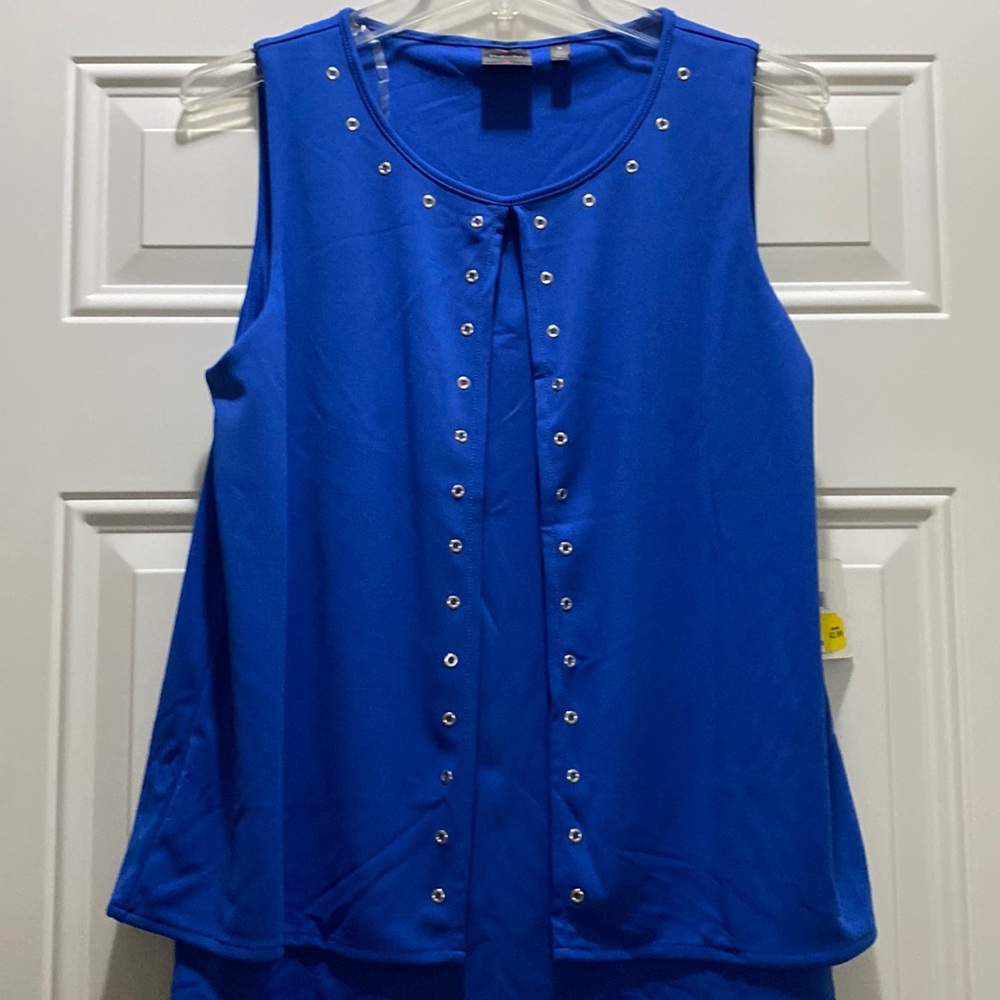 Women’s Rafaella M blue dress top